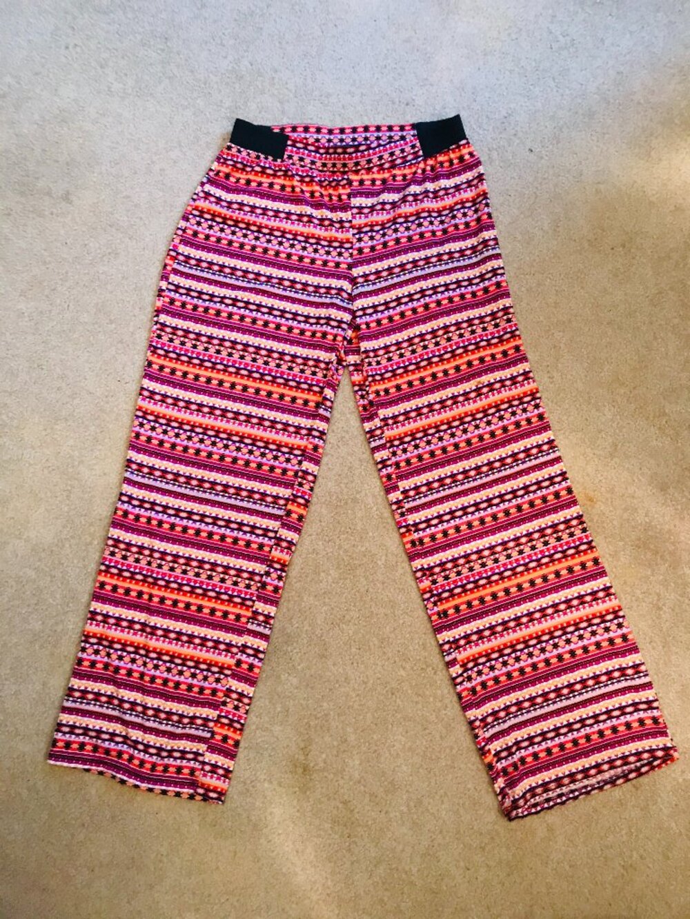 Donna Moore Pants Multi Color Palizzo Size M